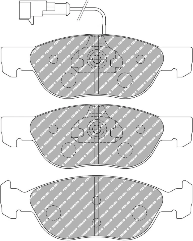 Image of FERODO RACING Brake pad set FERODO RACING FDS1056