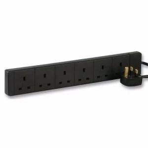 Image of Zexum 2M / 5M 6G Black Extension Lead - 2 Meter