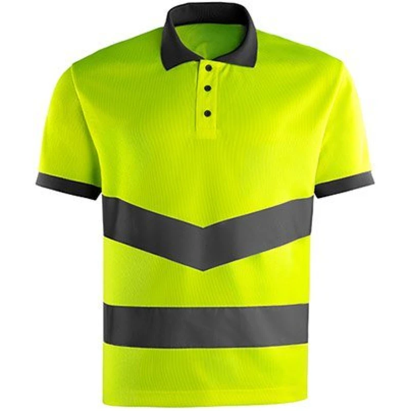 Image of Arco Arco Yellow Hi-Vis Polo Shirt L 18V5705