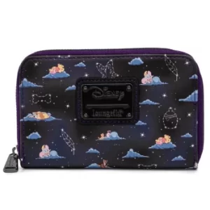 Image of Loungefly Disney Classic Clouds Aop Zip Around Wallet