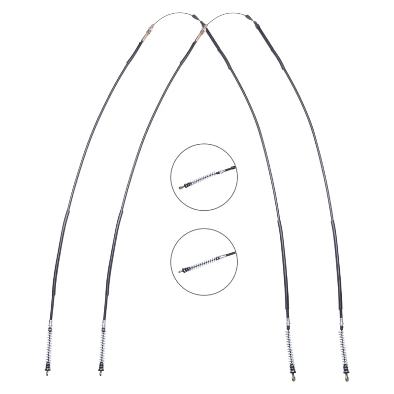 Image of RIDEX 124C1446 Brake Cable Rear, 2987/1180+1192mm Cable,parking brake (124)