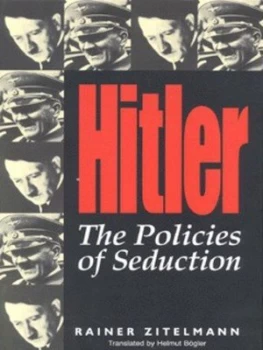Image of Hitler by Rainer Zitelmann Hardback