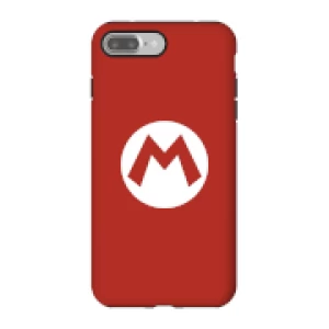 Image of Nintendo Super Mario Mario Logo Phone Case - iPhone 7 Plus - Tough Case - Gloss