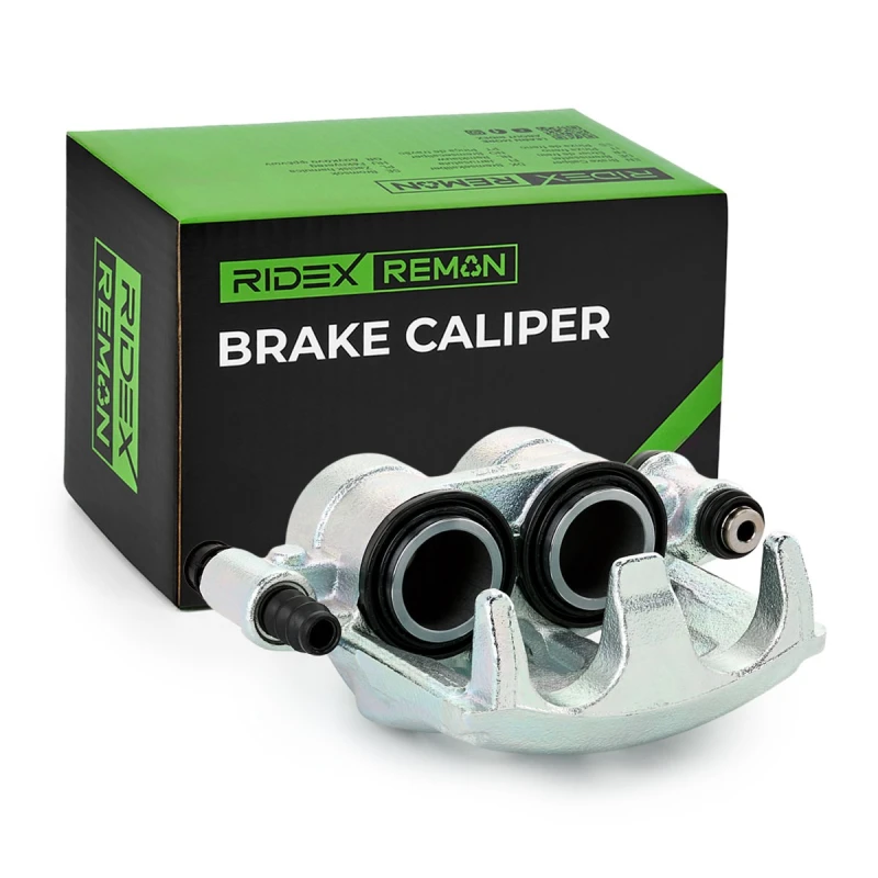 Image of RIDEX REMAN 78B3234R Brake caliper Front Axle Right Grey Cast Iron Brake Caliper (78)