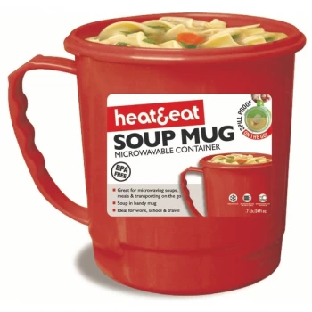 image of Pendeford Heat & Eat Soup Mug Assorted Colours