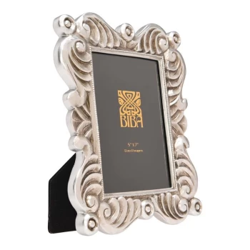 Image of Biba Jasmine Photo Frame - Silver