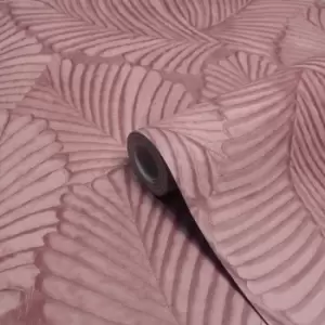 Image of Palmeria Vinyl Wallpaper Blush