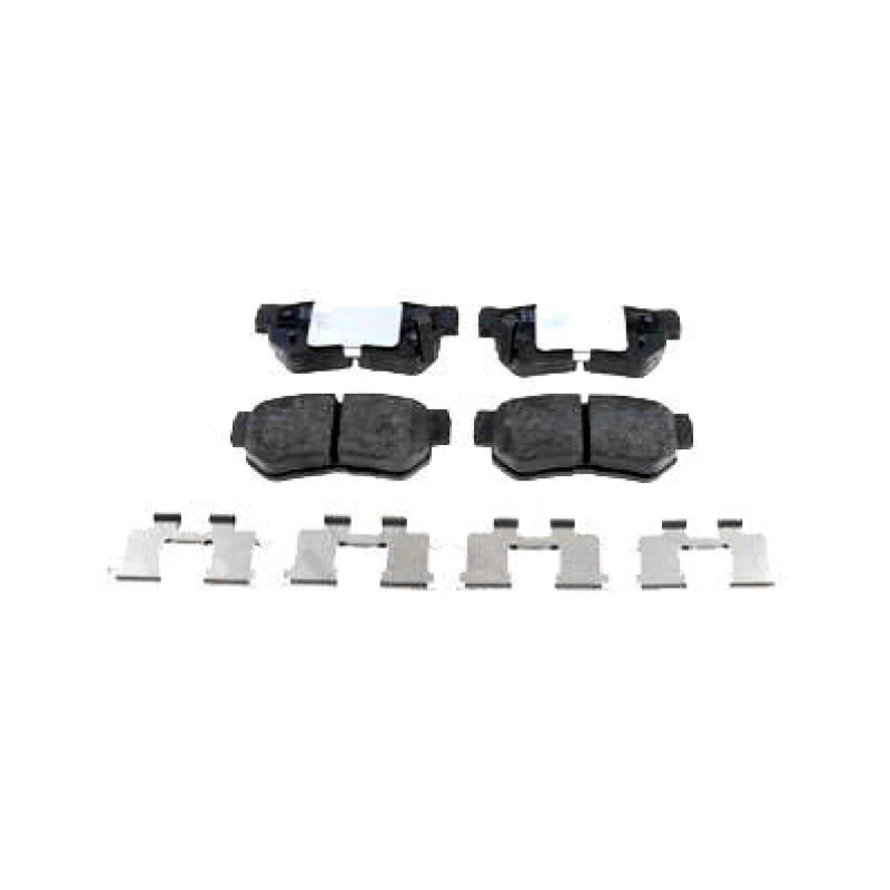 Image of ZIMMERMANN 23543.155.2 Brake pad set Rear Axle, with acoustic wear warning, Photo corresponds to scope of supply Brake Pad Set,disc brake (402)