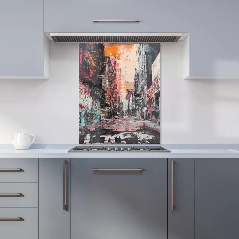 Image of Designer Kitchen Splashbacks Jasper Reed: 00023 Kitchen Splashback Size: 600mm x 750mm Multicolor Unisex 600mm x 750mm
