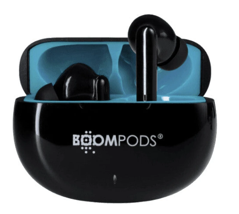 Image of BOOMPODS Skim Wireless Bluetooth Earbuds - Black 5081304398869