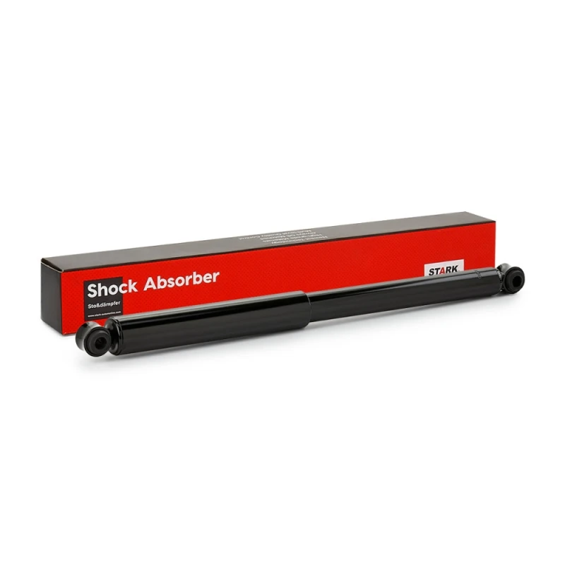 Image of STARK SKSA-0130254 Shock absorber Rear Axle, Gas Pressure, Twin-Tube, Telescopic Shock Absorber, Bottom eye Shock Absorber (854)