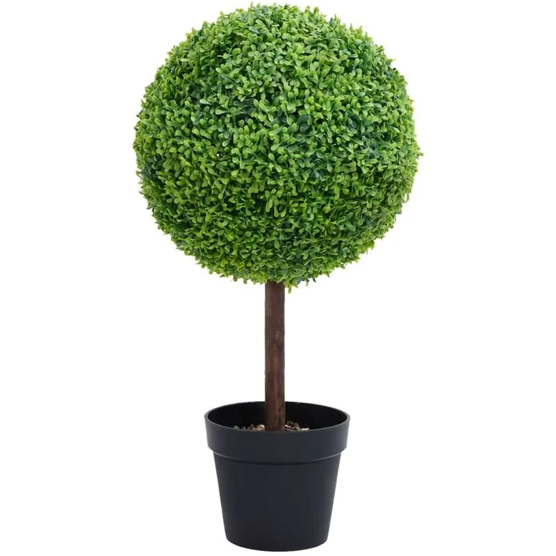 Image of VIDAXL Artificial Boxwood Plant with Pot Ball Shaped Green 50cm Vidaxl 8720286569115