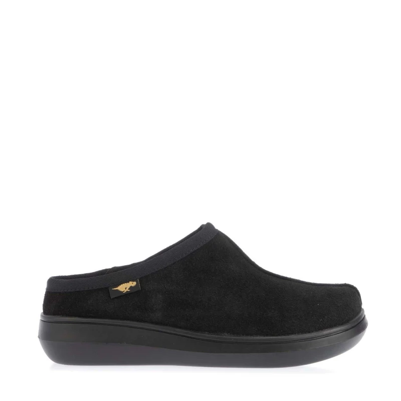 Image of Rocket Dog Sugar Glider Suede Mule Slippers - Black 4