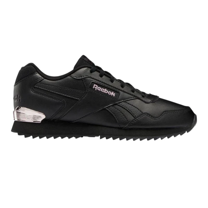 Image of Reebok Royal Glide Ripple Clip Ladies Trainers - Black 4