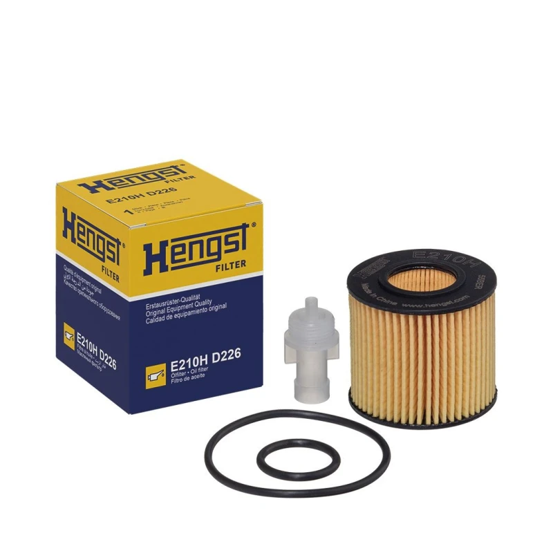 Image of HENGST FILTER E210H D226 Oil filter with gaskets/seals Oil Filter (7)
