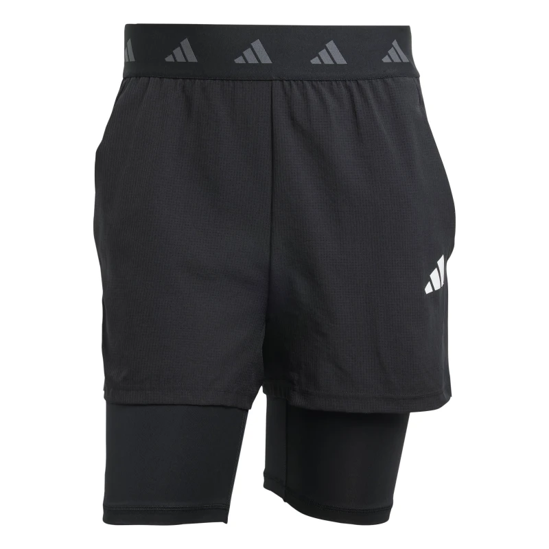 Image of adidas Gym+ 2-in-1 Shorts Mens - Black S