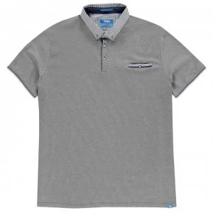 D555 Journey Melange Polo Shirt Mens - Navy