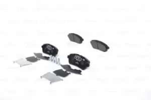 Image of Bosch 0986494195 BP1137 Brake Pad Set Disc Brake Front Axle