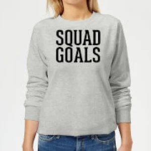 Image of Squad Goals Womens Sweatshirt - Grey - 3XL