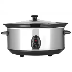 Image of Status 6.5 Litre Oval Slow Cooker - Silver