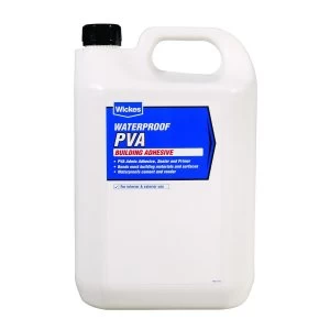 image of Wickes Waterproof PVA Building Adhesive - 5L