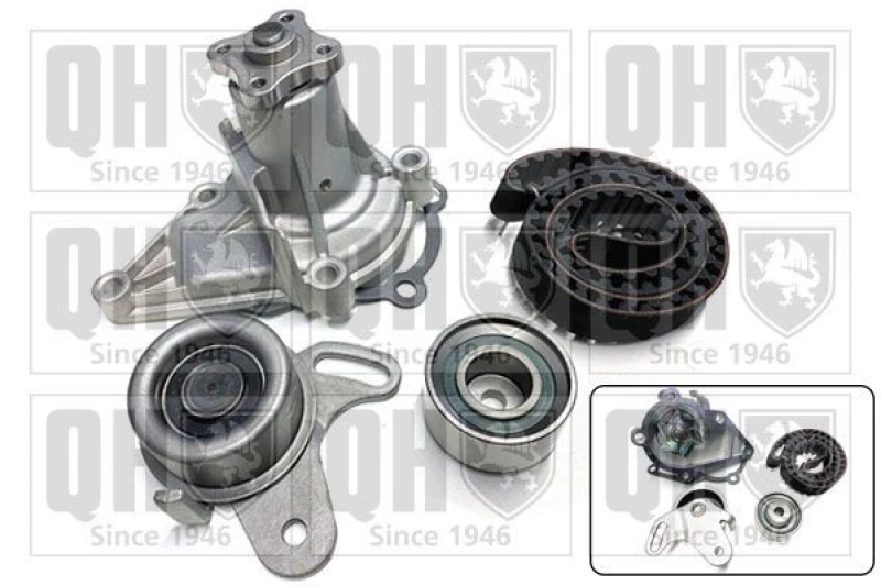 Image of QUINTON HAZELL Water pump and timing belt kit QUINTON HAZELL QBPK6550