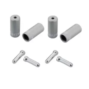 Image of Jagwire Ferrule And Cable Tips Refill Pack Silver