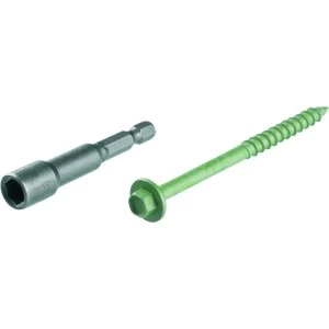 Image of Wickes Timber Drive Screws - 100mm Pack of 25