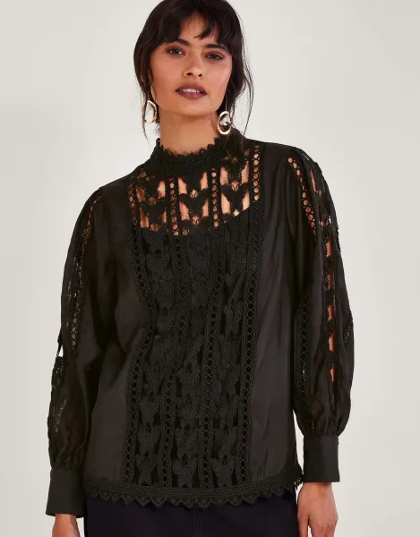 Image of 'Lola' Butterfly Blouse
