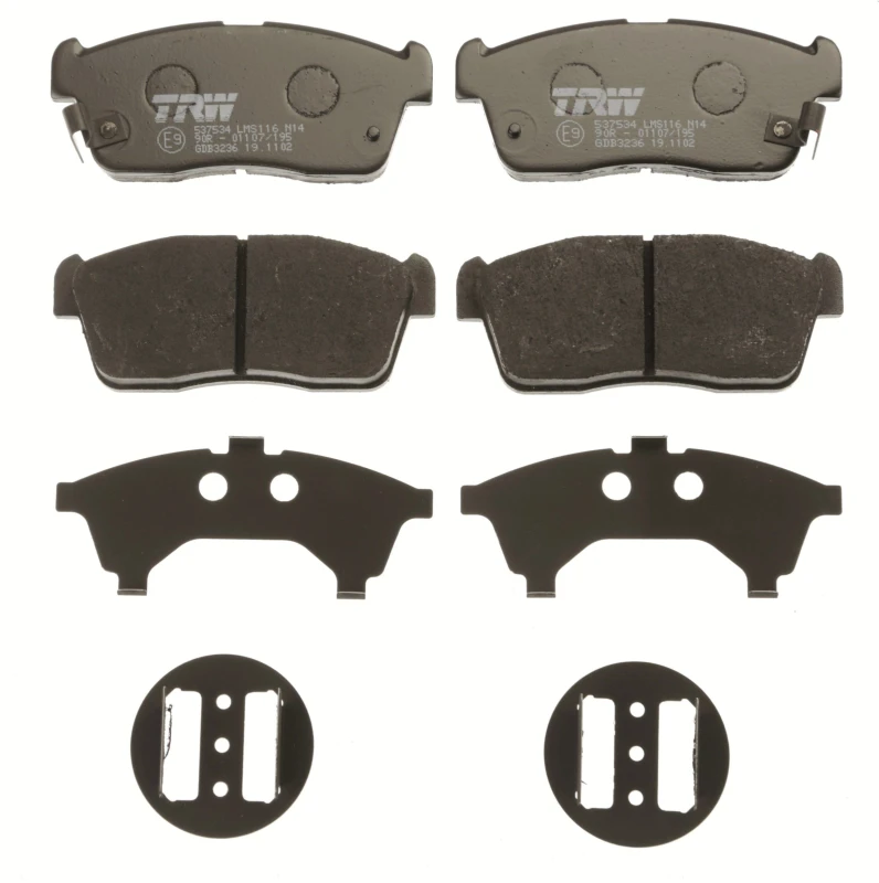 Image of TRW GDB3236 Brake pad set with acoustic wear warning Brake Pad Set,disc brake (402)