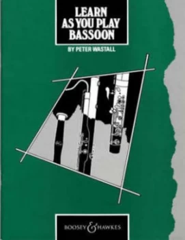 Image of Learn As You Play Bassoon by Peter Wastall Book