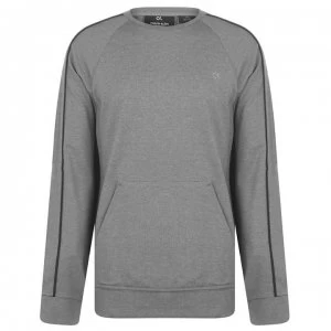 Image of Calvin Klein Performance Pullover Sweatshirt - 077Grey/CKBlack