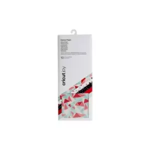 Image of Cricut Joy Adhesive Backed Deluxe Paper 4.5x12" 10-sheets (Kaleidoscope)