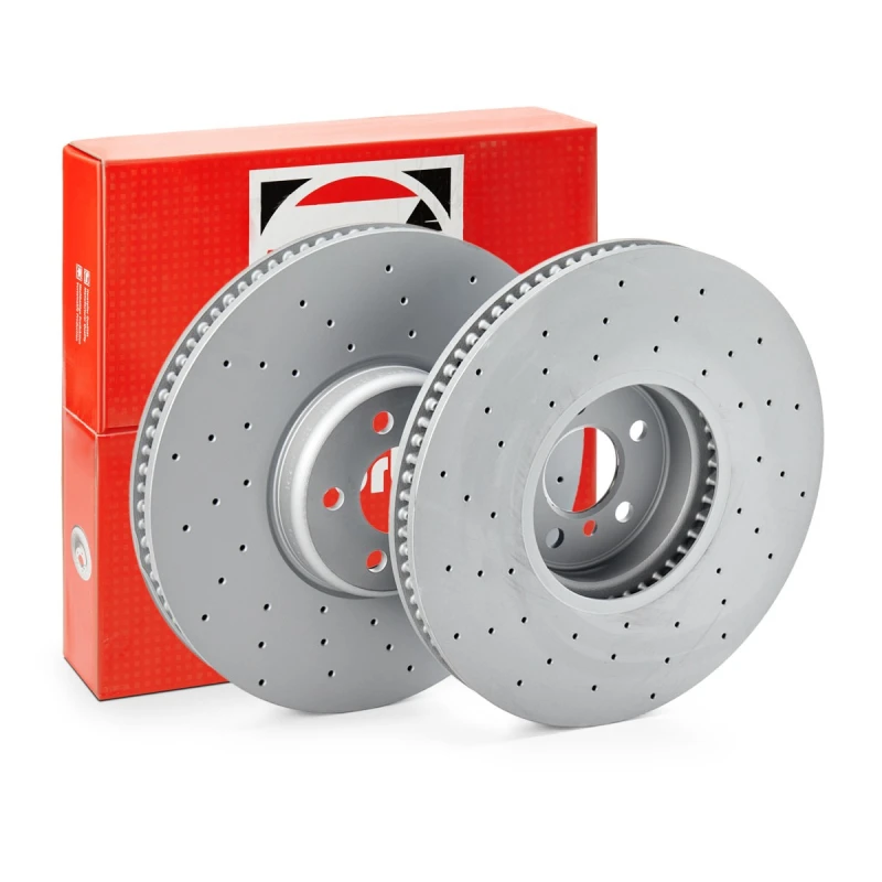 Image of ZIMMERMANN 150.2954.52 Brake disc SPORT BRAKE DISC Z Front Axle Left, Perforated, Coated, High-carbon Brake Disc (82)