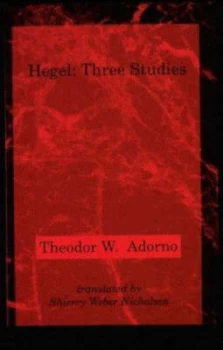 Image of Hegel by Theodor W Adorno Paperback