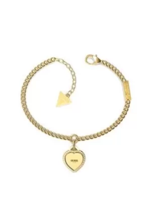 Image of Guess Fine Heart Bracelet Ladies