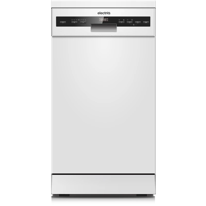 Image of electriQ Series 2 EQDW45PW Slimline Freestanding Dishwasher