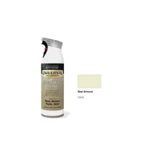 Image of Rust-oleum - Universal All Surface Spray Paint - Gloss - Real Almond - 400ml - Real Almond