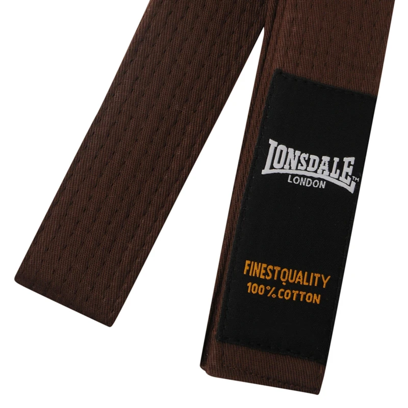 Image of Lonsdale Martial Arts Belt - Brown Brown Junior