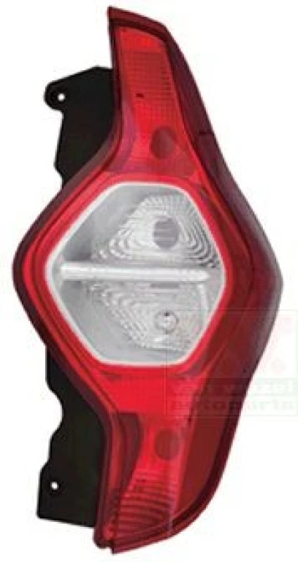 Image of VAN WEZEL 1566922 Rear light with bulb holder, Right Combination Rearlight (391)