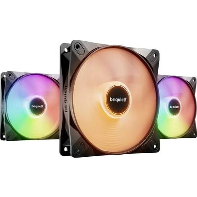 Image of be quiet Light Wings LX ARGB 120mm PWM Triple Fan Pack - Black