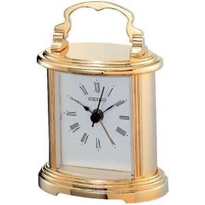 image of Seiko Mantel Alarm Clock - Gold