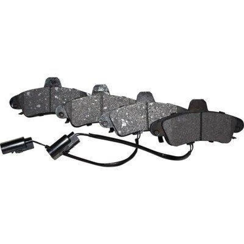 Image of JP GROUP 1563700310 Brake pad set JP Rear Axle, with integrated wear warning contact Brake Pad Set,disc brake (402)
