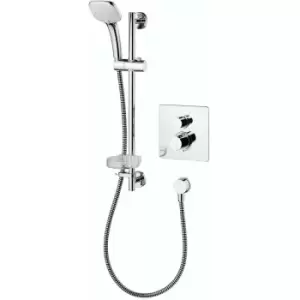 image of Easybox slim square concealed thermostatic mixer shower - Chrome - Ideal Standard