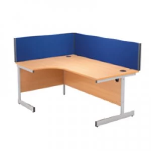 Image of Jemini 1200mm Blue Straight Desk Screen KF73913