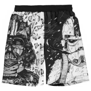 Character Board Shorts Boys - Black