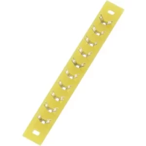 Image of TRU COMPONENTS PCB terminal strip single-row Total number of pins 10 Epoxide (L x W x H) 74 x 9 x 1.5mm