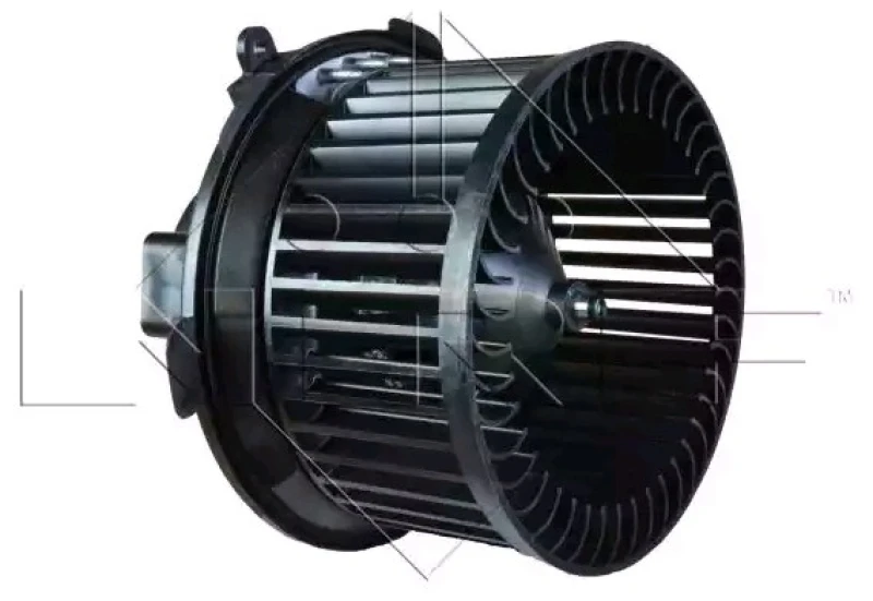 Image of NRF 34042 Blower Motor EASY FIT for left-hand drive vehicles, without integrated regulator, with adapter Interior Blower (2669)