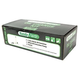 Image of The Handy Lawn Mower Oil Change Kit