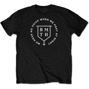 Image of Bring Me The Horizon - No Voice Unisex Large T-Shirt - Black